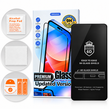 Захисне скло 6D Premium Glass 9H Full Glue для Apple iPhone 7, iPhone 8, з набором для встановлення 10004384 фото