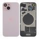 Задняя крышка Apple iPhone 15 со стеклом камеры и магнитом Original, Pink (Розовый) 10006086 фото 1