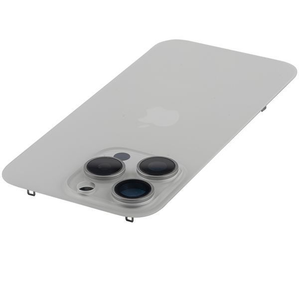 Задняя крышка Apple iPhone 15 Pro со стеклом камеры и магнитом Original, White Titanium (Белый титан) 10006098 фото