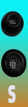 Пенные амбушюры для беспроводных наушников, совместимые с Samsung Galaxy Buds 3 Pro Черный цвет . Пара " S " Размера Am-6a-S фото