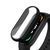 Защитное стекло , защитный чехол . Совместимый с Xiaomi Mi Band 8 / Mi Band 9 , черный цвет Chs-1b фото