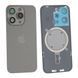 Задняя крышка Apple iPhone 15 Pro со стеклом камеры и магнитом Original, Natural Titanium (Натуральный титан) 10006097 фото 2