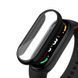 Защитное стекло , защитный чехол . Совместимый с Xiaomi Mi Band 8 / Mi Band 9 , черный цвет Chs-1b фото 1