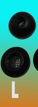 Пенные амбушюры для беспроводных наушников, совместимые с Samsung Galaxy Buds 3 Pro Черный цвет . Пара " L " Размера Am-6a-L фото
