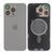 Задняя крышка Apple iPhone 15 Pro Max со стеклом камеры и магнитом Original, Natural Titanium (Натуральный титан) 10006101 фото