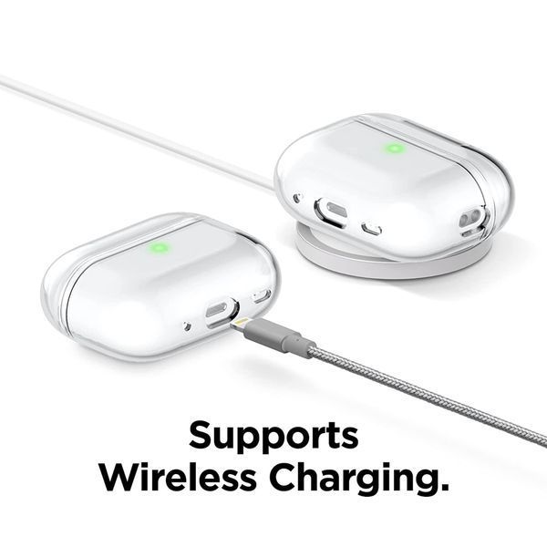 Чехол для наушников, совместимый с AirPods Pro , AirPods Pro 2 . Прозрачный цвет Chn-4a фото