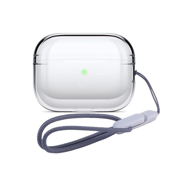 Чехол для наушников, совместимый с AirPods Pro , AirPods Pro 2 . Прозрачный цвет Chn-4a фото