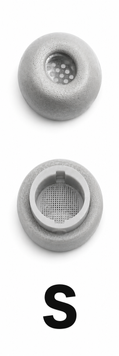 Пенные амбушюры для беспроводных наушников, совместимые с Samsung Galaxy Buds 3 Pro Серый цвет . Пара " S " Размера Am-6b-S фото