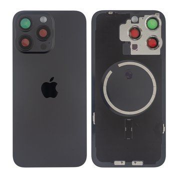 Задняя крышка Apple iPhone 15 Pro Max со стеклом камеры и магнитом Original, Black Titanium (Черный титан) 10006099 фото