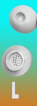 Пенные амбушюры для беспроводных наушников, совместимые с Samsung Galaxy Buds 3 Pro Серый цвет . Пара " L " Размера Am-6b-L фото