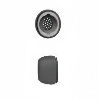 Силиконовые амбушюры для беспроводных наушников, совместимые с Samsung Galaxy Buds 3 Pro Черный цвет . Пара " S " Размера Am-7-S фото