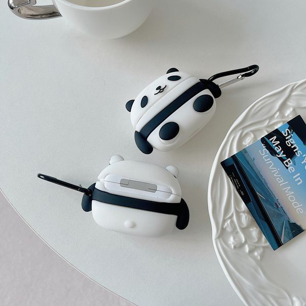 Чехол для наушников, совместимый с AirPods Pro , AirPods Pro 2 . Панда Chn-6 фото