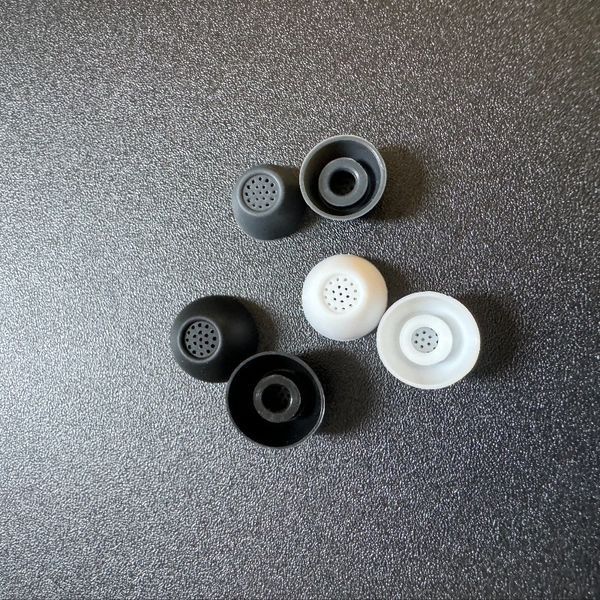 Силиконовые амбушюры для беспроводных наушников, совместимые с Samsung Buds FE Черный цвет, 3 пары Am-10a фото