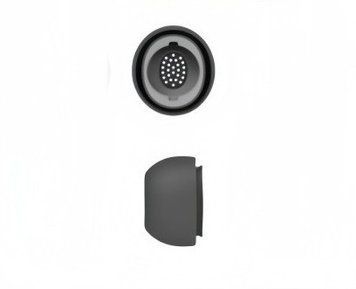 Силиконовые амбушюры для беспроводных наушников, совместимые с Samsung Galaxy Buds 3 Pro Черный цвет . Пара " M " Размера Am-7-M фото