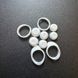 Силиконовые амбушюры для беспроводных наушников, совместимые с Samsung Buds FE Белый цвет, 3 пары Am-10b фото 1