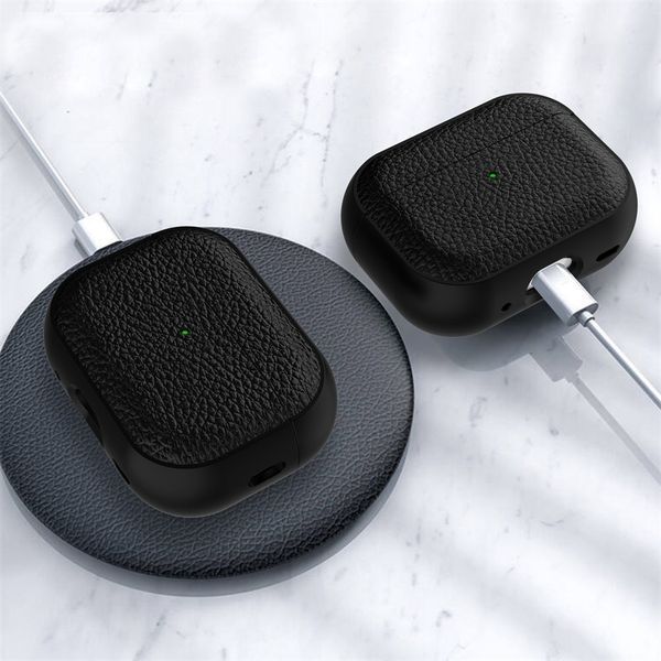Чехол для наушников, совместимый с AirPods 4 . Черный цвет Chn-8 фото