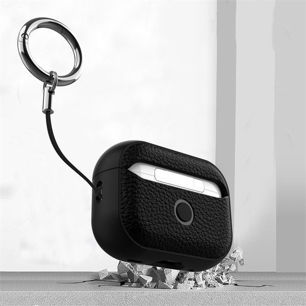 Чехол для наушников, совместимый с AirPods 4 . Черный цвет Chn-8 фото