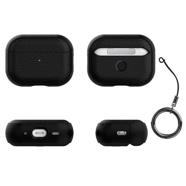 Чехол для наушников, совместимый с AirPods 4 . Черный цвет Chn-8 фото