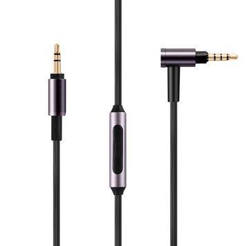Кабель с пультом для наушников, совместимый с Sony - WH-1000XM2 , WH-1000XM3 , WH-1000XM4 , WH-1000XM5 . Черный цвет Kb-16 фото