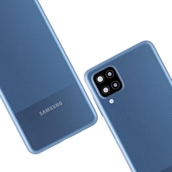 Задняя крышка Samsung A125 Galaxy A12, A127 Galaxy A12s, со стеклом камеры, Original PRC, Blue (Синий) 10001859 фото