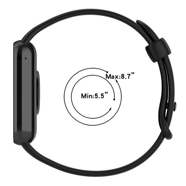 Силиконовый ремешок для фитнес-браслета, совместимый с Xiaomi Smart Band 8 Pro / Smart Band 9 Pro, белый Rm-8b фото