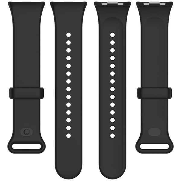 Силиконовый ремешок для фитнес-браслета, совместимый с Xiaomi Smart Band 8 Pro / Smart Band 9 Pro, белый Rm-8b фото