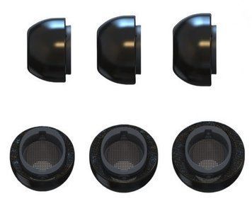 Пенные амбушюры для беспроводных наушников, совместимые с Samsung Galaxy Buds 3 Pro Черный цвет, 3 пары Am-6a фото