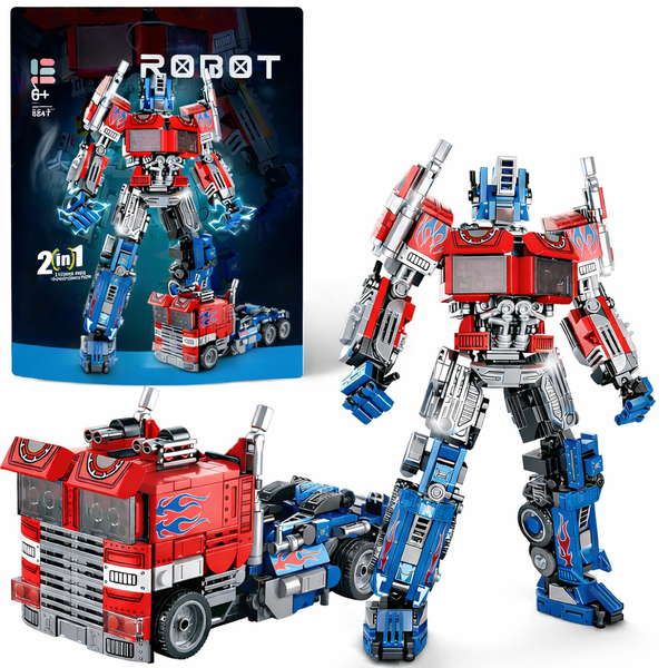 Конструктор Трансформер Оптимус Прайм, Optimus Prime &ndash; 2 в 1, 805 деталей (красный тягач) Cn11 фото