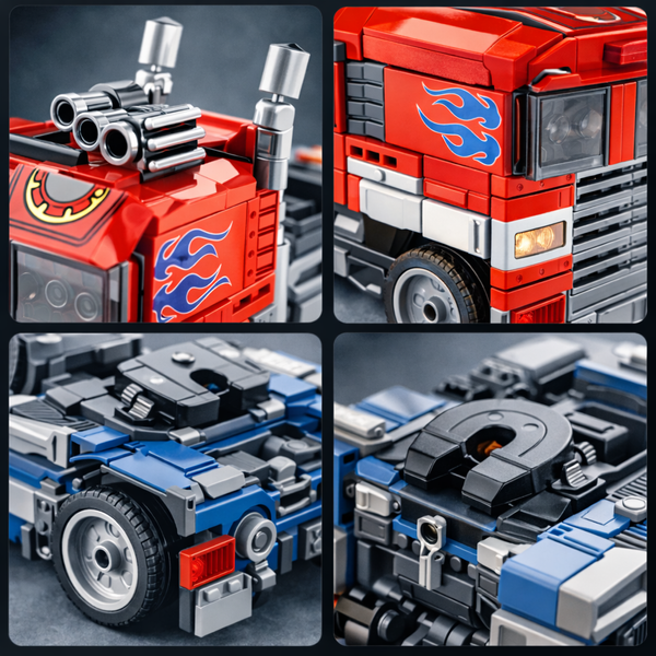 Конструктор Трансформер Оптимус Прайм, Optimus Prime &ndash; 2 в 1, 805 деталей (красный тягач) Cn11 фото