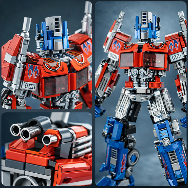 Конструктор Трансформер Оптимус Прайм, Optimus Prime &ndash; 2 в 1, 805 деталей (красный тягач) Cn11 фото