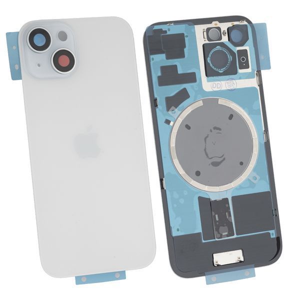 Задняя крышка Apple iPhone 15 со стеклом камеры и магнитом Original, Blue (Синий) 10006089 фото