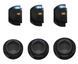 Пенные амбушюры для беспроводных наушников, совместимые с Samsung Galaxy Buds 3 Pro Черный цвет, 3 пары Am-6a фото 1