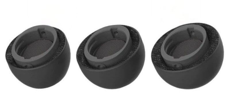 Пенные амбушюры для беспроводных наушников, совместимые с Samsung Galaxy Buds 3 Pro Черный цвет, 3 пары Am-6a фото