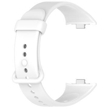 Силиконовый ремешок для фитнес-браслета, совместимый с Xiaomi Smart Band 8 Pro / Smart Band 9 Pro, белый Rm-8b фото