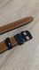 Кожаный ремешок из эко-кожи для смарт-часов, совместимый с Apple Watch 42 mm / 44 mm / 45 mm / 49 mm. Черный цвет Rm-9b фото 6