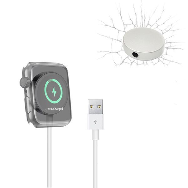 Зарядное устройство USB для смарт-часов, совместимое с Apple Watch . Белый цвет . 1 метр Kb-8 фото