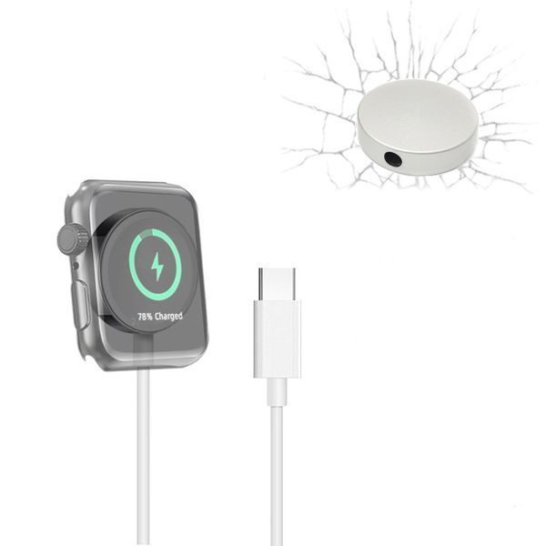 Зарядное устройство Type-c для смарт-часов, совместимое с Apple Watch Белый цвет 1 метр Kb-9 фото