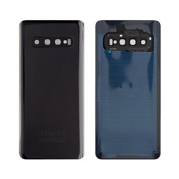 Задня кришка Samsung G973 Galaxy S10, зі склом камери, High Quality, Black (Чорний) 10002583 фото