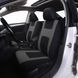 Универсальные тканевые автомобильные чехлы на 5 мест (весь салон). Черно-серый цвет Ch3 фото 2