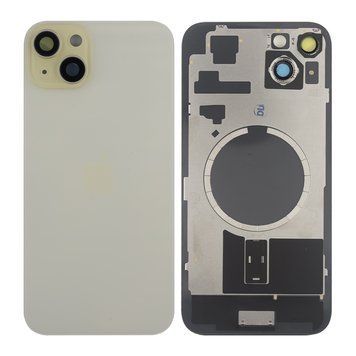 Задняя крышка Apple iPhone 15 Plus со стеклом камеры и магнитом Original PRC, Yellow (Жёлтый) 10006093 фото