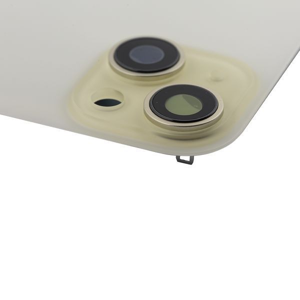 Задняя крышка Apple iPhone 15 Plus со стеклом камеры и магнитом Original PRC, Yellow (Жёлтый) 10006093 фото