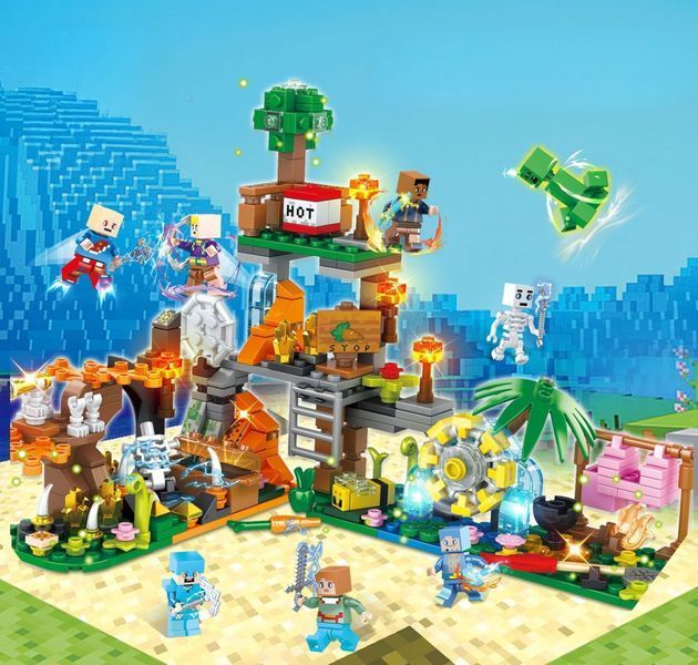Конструктор Minecraft Монстры и звери 16 в 1 &ndash; мобы, животные, существа, 763 детали, сборная модель Cn23-B фото