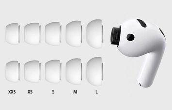 Амбушури для бездротових навушників, сумісні з AirPods 3 Pro , Air Pods 3 Pro . Силіконові 5 пари Am-11 фото