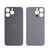 Задня кришка Apple iPhone 14 Pro, великий виріз під камеру, Original, Space Black (Космічний чорний) 10003070 фото
