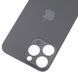 Задня кришка Apple iPhone 14 Pro, великий виріз під камеру, Original, Space Black (Космічний чорний) 10003070 фото 2