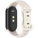 Силиконовый ремешок для фитнес-браслета, совместимый с Xiaomi Mi Band 8 / Mi Band 9 / Mi band 10 , белый Rm-3b фото 2