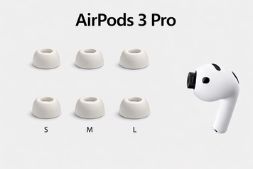Амбушюры для беспроводных наушников, совместимые с AirPods 3 Pro , Air Pods 3 Pro . Пенные , 3 пары Am-12 фото