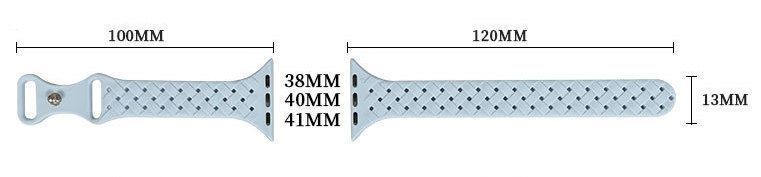 Силиконовый ремешок для смарт часов, совместимый с Apple Watch 38 mm / 40 mm / 41 mm . Черный цвет Rm-5a фото