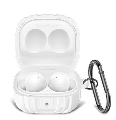 Чехол для наушников, совместимый с Samsung Buds Pro , Samsung Buds 2 Pro . Белый цвет Chn-1b фото