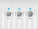 Пенные амбушюры для беспроводных наушников, совместимые с Samsung Galaxy Buds 3 Pro Серый цвет, 3 пары Am-6b фото 5